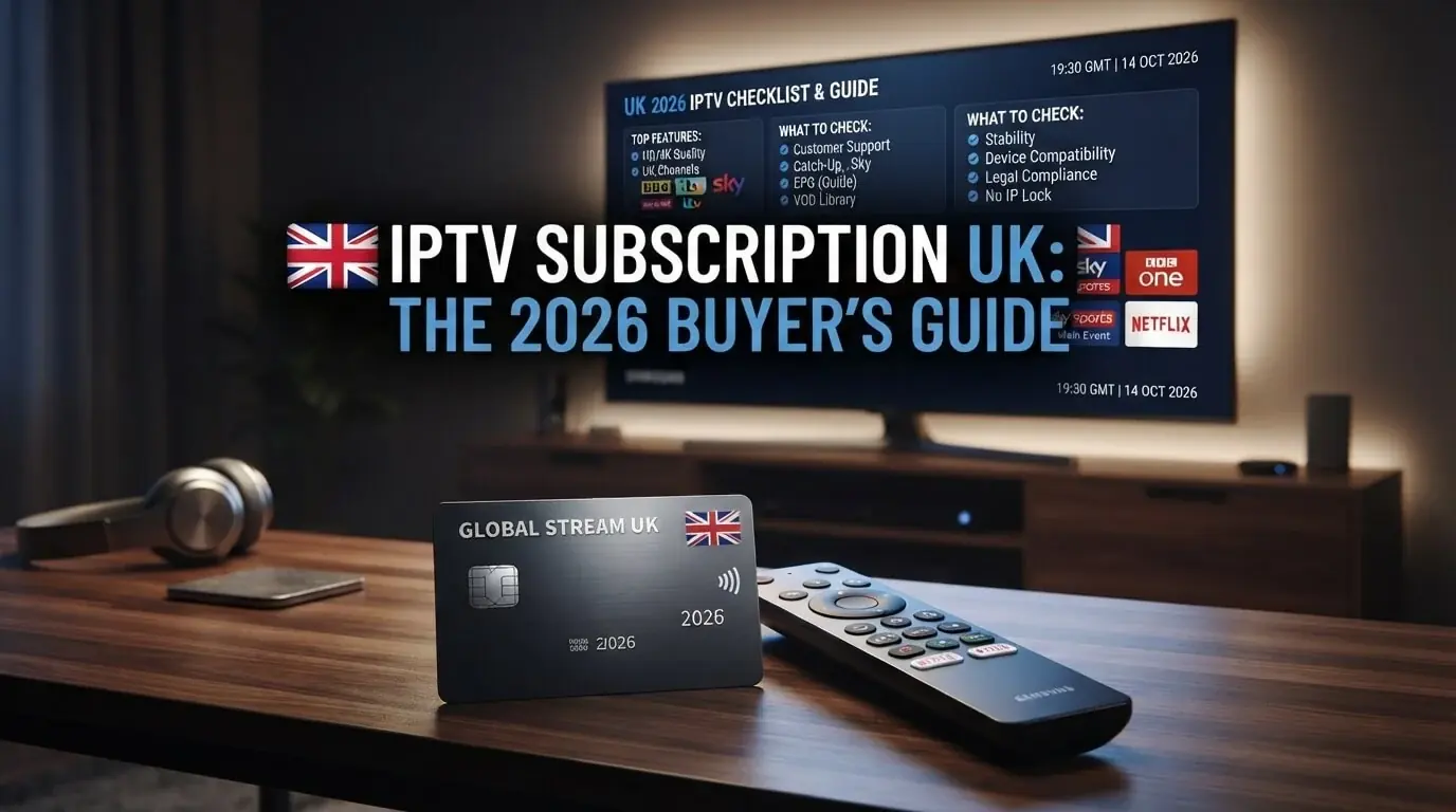 Checklist for choosing an IPTV subscription UK plan in 2026